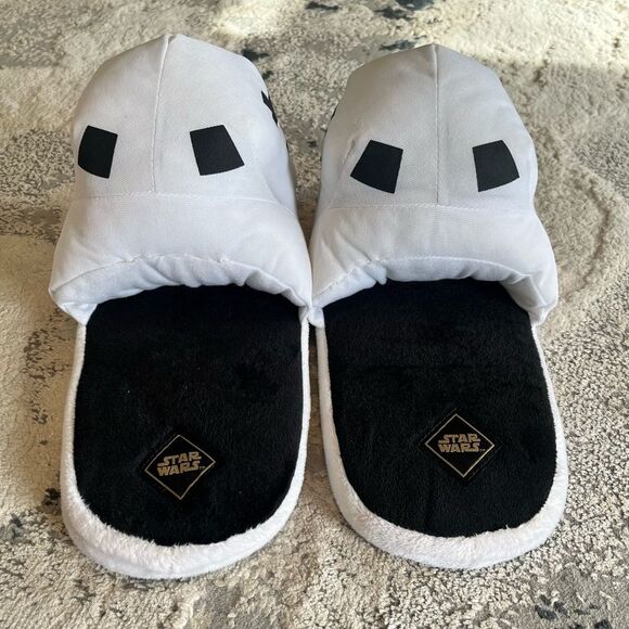 NEW Star Wars Stormtrooper 3D Plush Slippers Size Large - Picture 4 of 7